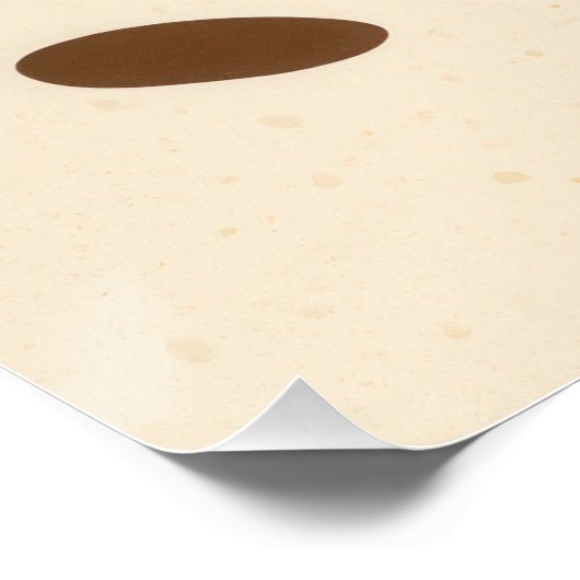 Weergave Terrazzo Chic: BREAKFAST Perfect Poster (Hoek)