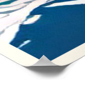 Weergave Valloire skigebied Poster (Hoek)