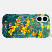 Weergave van bloemen ontwerp Case-Mate iPhone case (Achterkant (horizontaal))