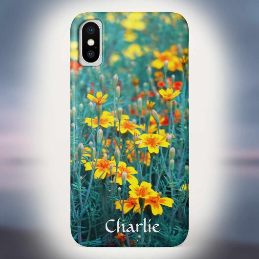 Weergave van bloemen ontwerp Case-Mate iPhone case