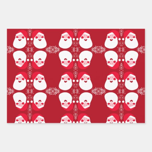  weergave van de kerstman WPS3 Inpakpapier Vel (Voorkant 3)