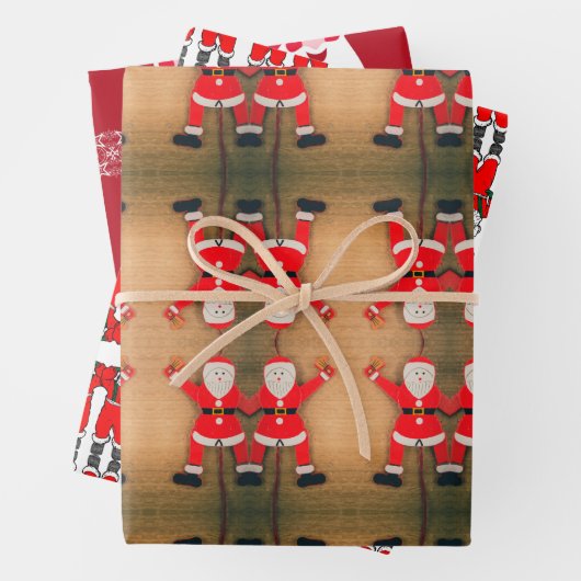  weergave van de kerstman WPS3 Inpakpapier Vel (In situ)