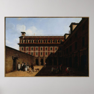 Weergave van de Madelonnettes-gevangenis Poster