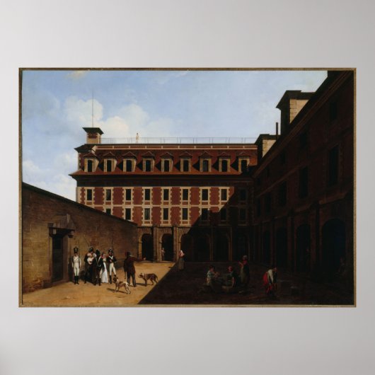 Weergave van de Madelonnettes-gevangenis Poster (Voorkant)