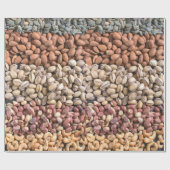 Weergave van de samengevoegde noten cadeaupapier (Vlak)