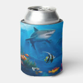 Weergave van de vissen blikjeskoeler (Blikje Voorkant)