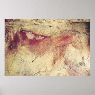 Weergave van een dier, c.15000 BC Poster