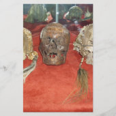 Weergave van gekrompen hoofden briefpapier (Voorkant)