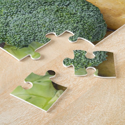 Weergave van groenten en fruit legpuzzel (Zijkant)