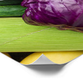 Weergave van groenten en fruit poster (Hoek)