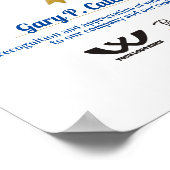 Weergave van het certificaat van minimale bevestig poster (Hoek)