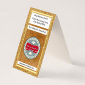 Weergave van het moederbord | Personeel Visitekaar Visitekaartje (Achterkant)