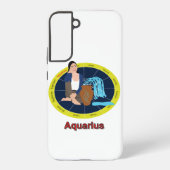 Weergave van het sterrenbeeld van Waterman Samsung Galaxy Hoesje (Achterkant)