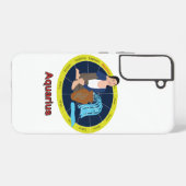 Weergave van het sterrenbeeld van Waterman Samsung Galaxy Hoesje (Achterkant horizontaal)