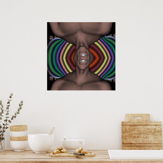 Weergave van Horror Poster (Keuken)