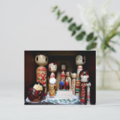 Weergave van Japanse Kokeshi Dolls Briefkaart (Staand voorkant)