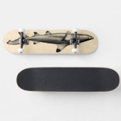 weergave van riffen — zwarte punt skateboard (Horizontaal)