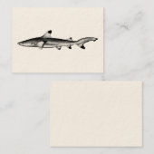  weergave van riffen — zwarte punt visitekaartje (Voorkant / Achterkant)