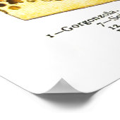 Weergave van soorten kazen poster (Hoek)