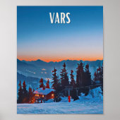 Weergave Vars skioord Poster (Voorkant)