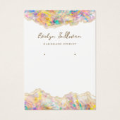 Weergavekaart voor sieraden voor optisch ontwerp visitekaartje (Voorkant)