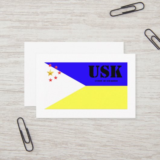 Weergavekaarten  visitekaartje (Voorkant / Achterkant in situ)