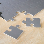 Weergaven van de gebouwen in de rivierwaterloop legpuzzel (Zijkant)