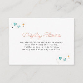 Weergaveschol voor flitsende kunsten en sterren informatiekaartje