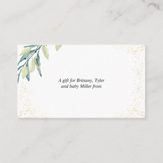 Weergaveschower: geen groene wrap, Gold-platform Informatiekaartje (Achterkant)