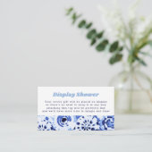 Weergaveschower: geen omhulling kleurstof blauw sh informatiekaartje (Staand voorkant)