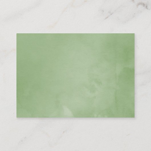 Weergaveschower met waterverf, op maat gesneden Ba Informatiekaartje (Achterkant)