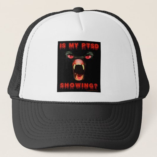Weergegeven mijn PTSD? Trucker Pet (Voorkant)
