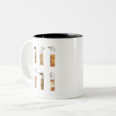 weergegeven sigaret tweekleurige koffiemok (Voorkant links)