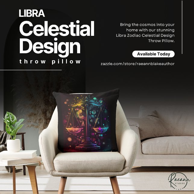Weerkaart Libra Zodiac Design Sierkussen (Creator heeft geüpload)