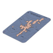 Weerkaart Shetlandeilanden Magneet (Linkerzijde)