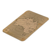 weerkaart van Australië Magneet (Linkerzijde)
