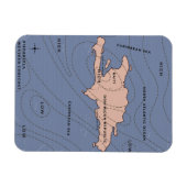 Weerkaart van Hispaniola Magneet (Horizontaal)