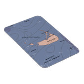 Weerkaart van Nantucket USA Magneet (Rechterzijde)