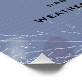 Weerkaart van Nantucket USA Perfect Poster (Hoek)