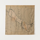 weerkaart van Nieuw-Zeeland Wandkleed (Voorkant (horizontaal))