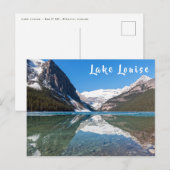 Weerkaatsing op Lake Louise - Banff NP, Canada Briefkaart (Voorkant / Achterkant)