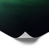Weerkaatsing van het noorderlicht poster (Hoek)