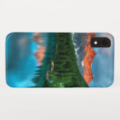 Weerkaatsing van meerpieken Case-Mate iPhone case (Achterkant (horizontaal))