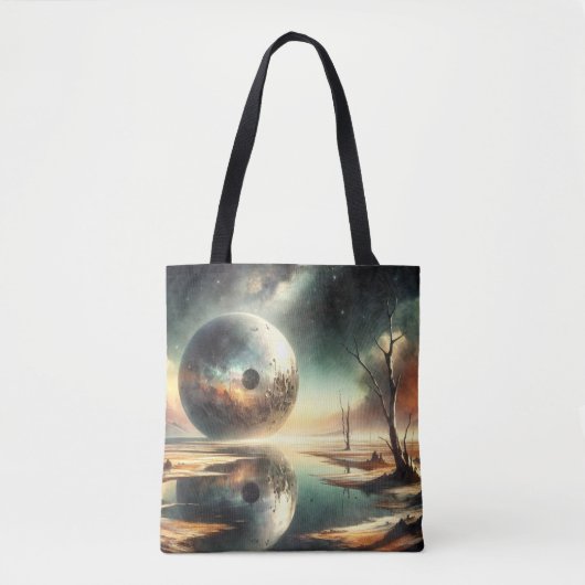 Weerkaatsingen van Chaos Tote Bag (Voorkant)