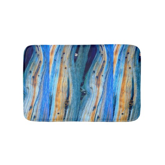 weerkaatste blauwe schuur badmat (Voorkant)