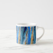 weerkaatste blauwe schuur espresso kop (Rechts)