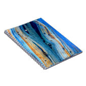 weerkaatste blauwe schuur notitieboek (Rechterzijde)