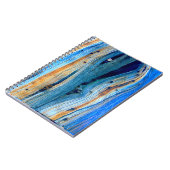 weerkaatste blauwe schuur notitieboek (Linkerzijde)