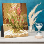 Weerkaatste Bloemen Kunstprint Fotoplaat (Zijkant)