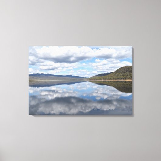 Weerkaatste Grampians Canvas Afdruk (Voorkant)
